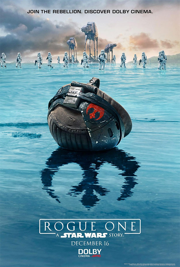 El nuevo cartel de Rogue One: Una Historia de Star Wars mola