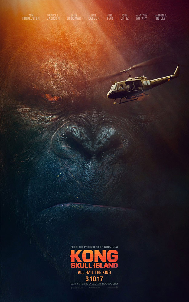 El prometido otro cartel de Kong: la Isla Calavera (ya lo conocíamos en formato cuadrado)