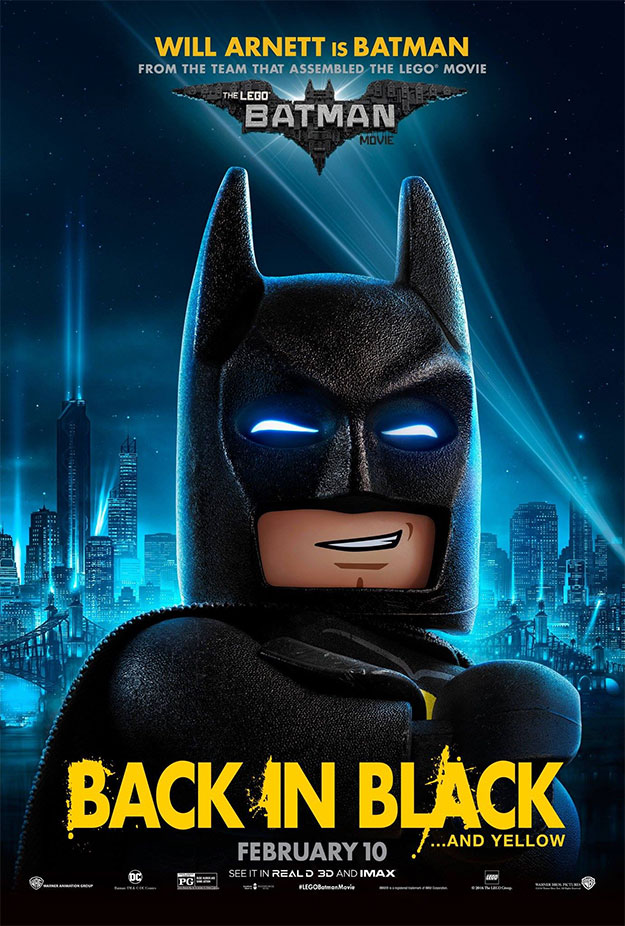 Tres nuevos carteles molones de The LEGO Batman Movie