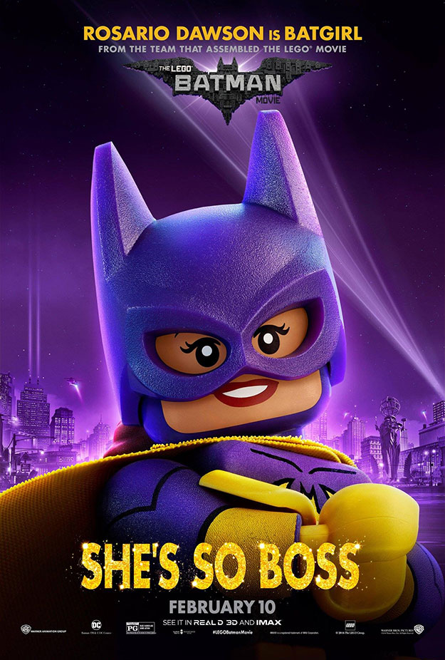 Tres nuevos carteles molones de The LEGO Batman Movie