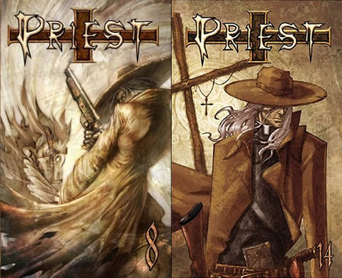 Un par de portadas de Priest