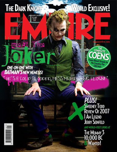 El Joker que veremos en la revista Empire