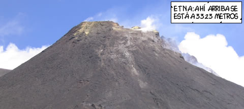 La cumbre del Etna
