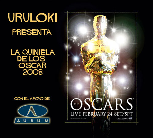 Hacer la quiniela de los Oscar 2008!