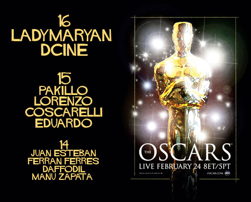 Lista de ganadores de los premios de la Quiniela de los Oscar 2008