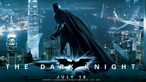 Detalle del nuevo banner publicitario de The Dark Knight / El caballero oscuro
