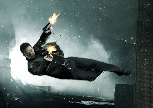 Max Payne en uno de sus momentos bullet time