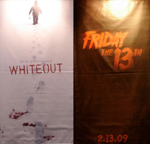 Banners de Whiteout y Friday the 13th