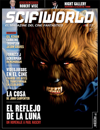 Portada del número 10 de ScifiWorld, el magazine