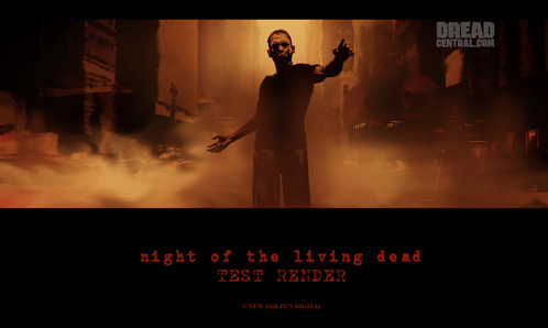 Test render para Night of the Living Dead: Origins
